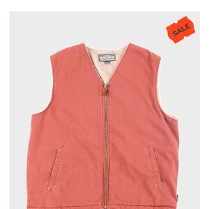 Woolrich Rust Zip vintage vest (Gilet)